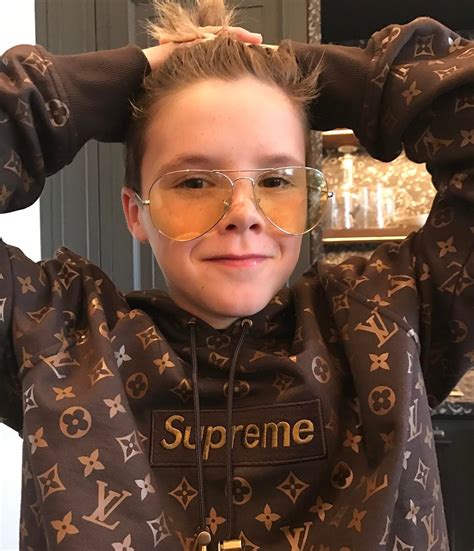 Exclusive Cruz Beckham's Custom Supreme x Louis Vuitton 